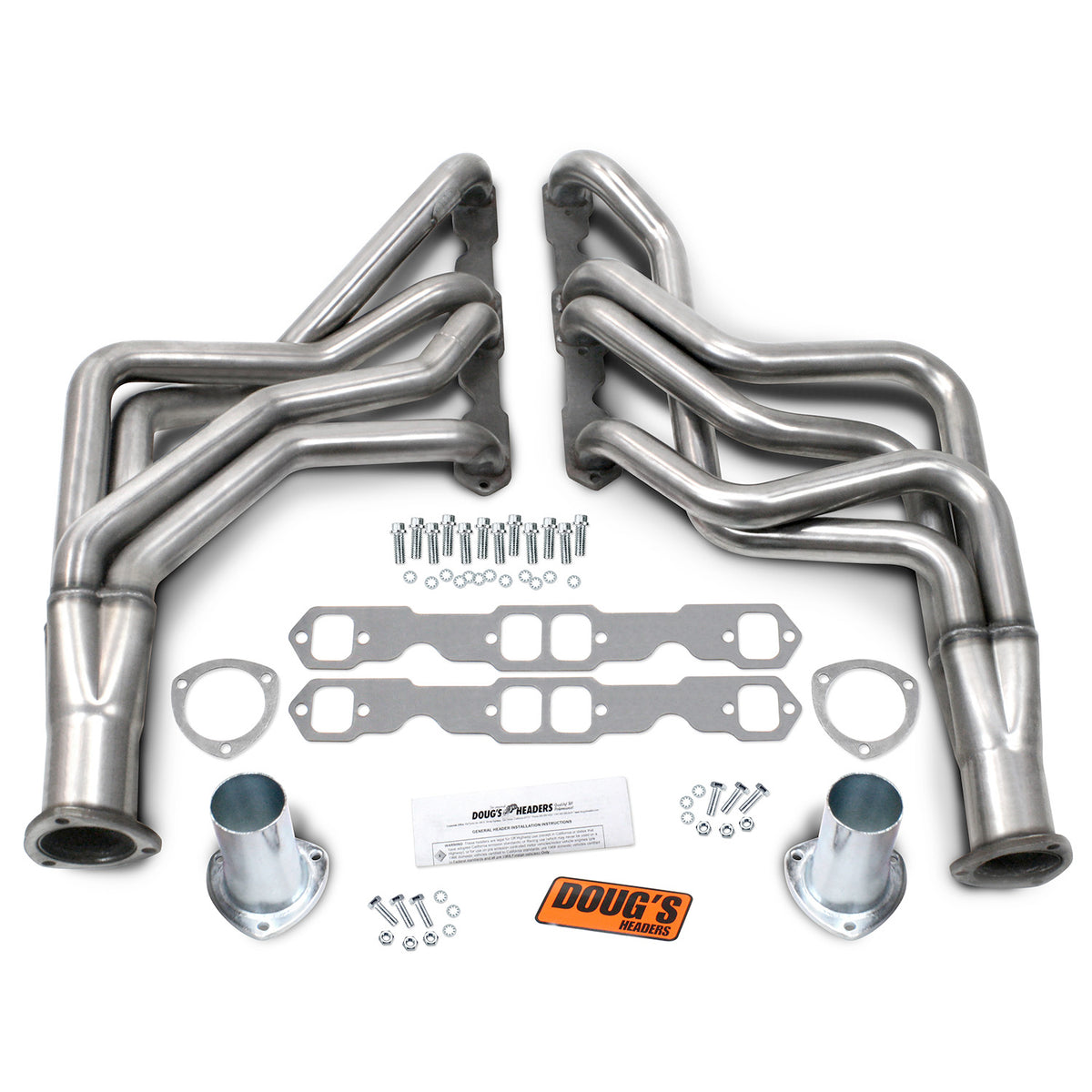 Long Tube Headers for 304 Stainless 1-3/4in Primary Stainless Steel D336-SS