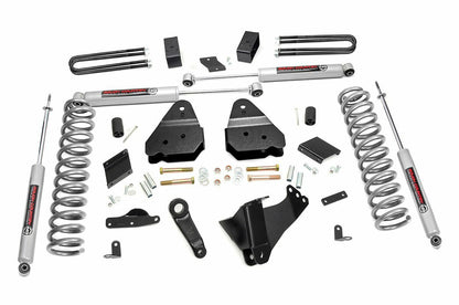 Fits Ford F-250 Super Duty 4WD (2011-2014) 4.5 Inch Lift Kit; No OVLD; 530.2