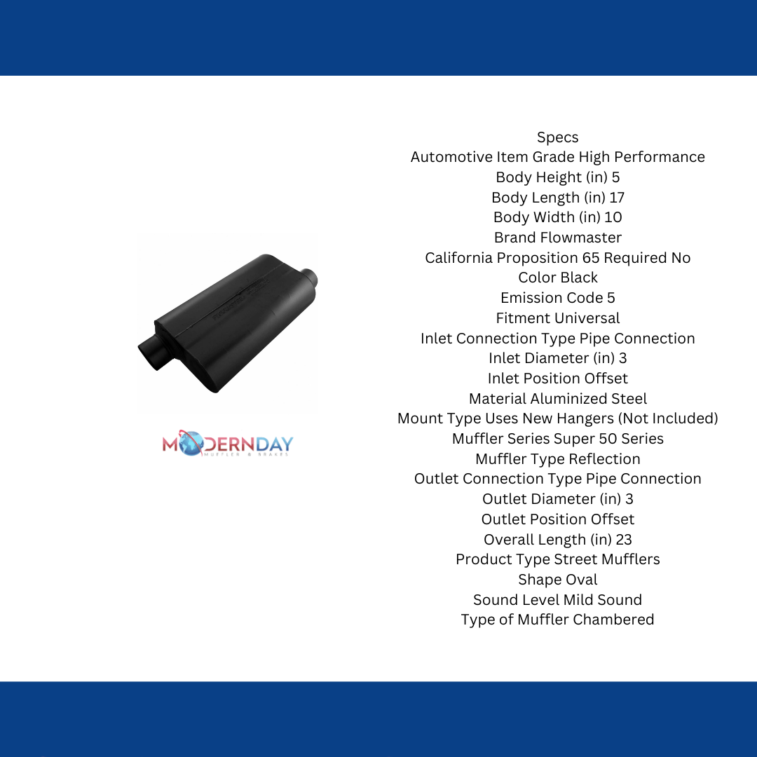 Flowmaster Super 50 Series Chambered Muffler 53058