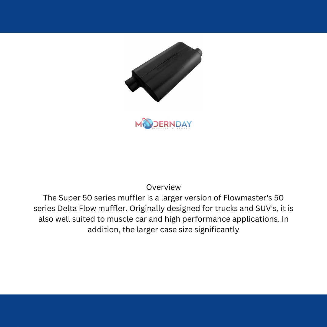 Flowmaster Super 50 Series Chambered Muffler 53058