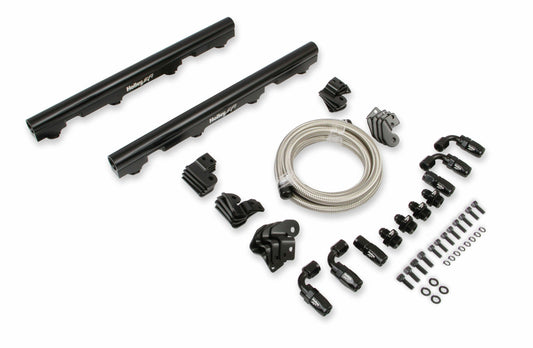 BILLET FUEL RAILS KIT - OE TRUCK LS INTAKES - 534-245