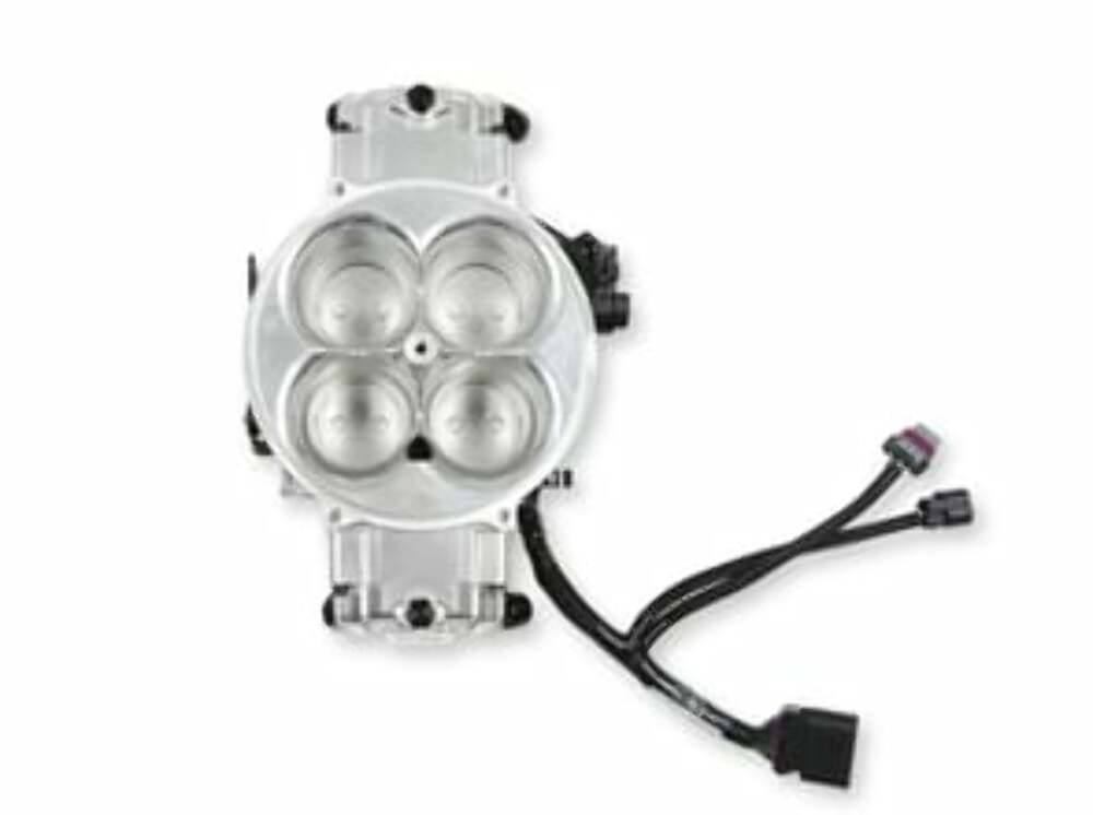 Holley EFI Terminator X Stealth 4500 Service Throttle Body - Shiny 534-305