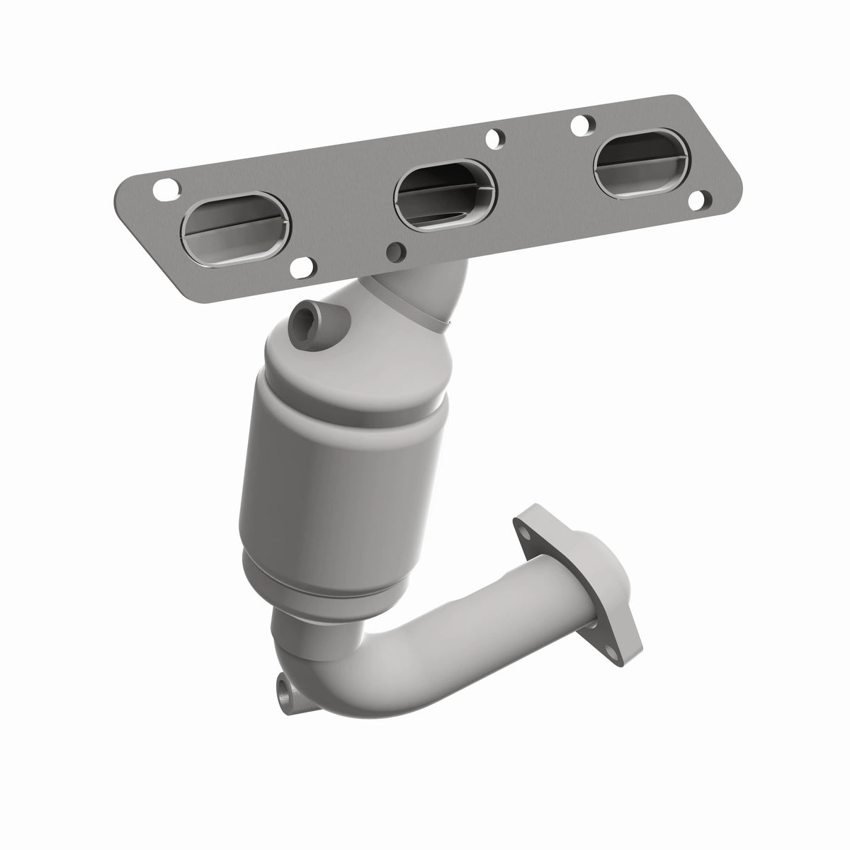 Catalytic Converter with Integrated Exhaust Manifold for HM Grade Federal / EPA Compliant Direct-Fit Manifold Catalytic