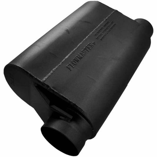 Flowmaster 53545-10 Alcohol Race Muffler - 3.50 Offset In / 3.00 Outlet