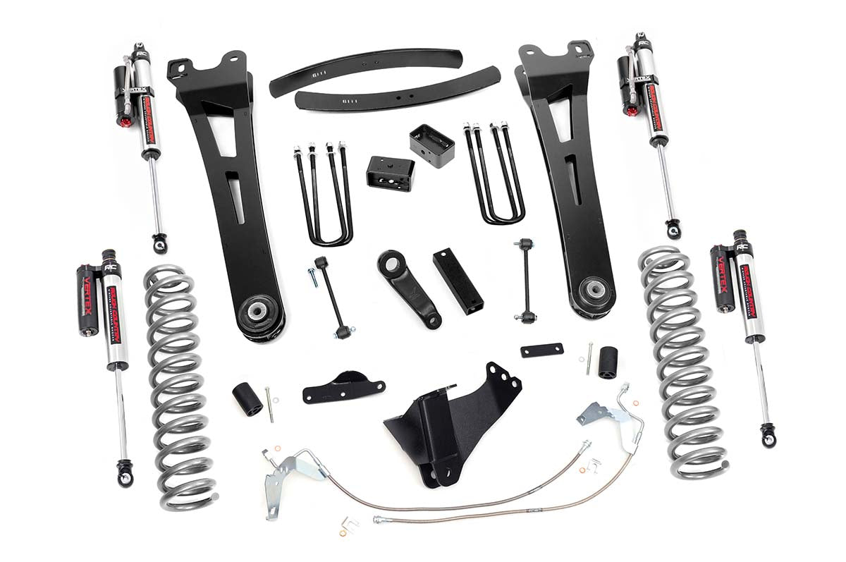 Fits Ford F-250/F-350 SD (08-10) 6" Lift Kit; Diesel; Radius Arm; Vertex; 53850