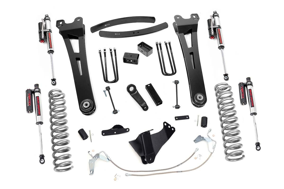 Fits Ford F-250/F-350 SD (08-10) 6" Lift Kit; Diesel; Radius Arm; Vertex; 53850