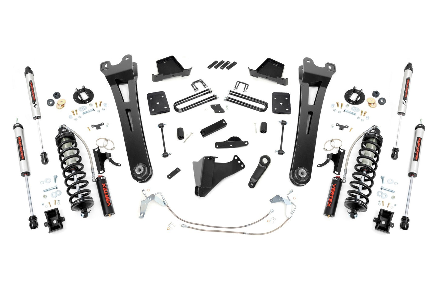 Fits Ford F-250/F-350 SD (08-10) 6" Lift Kit; Diesel; Radius Arm; C/O V2; 53858