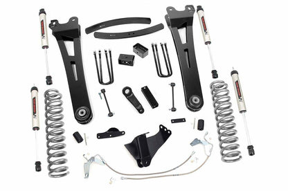 Fits Ford F-250/F-350 SD (08-10) 6" Lift Kit; Diesel; Radius Arm; V2; 53870