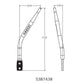 Hurst OEM Style Chrome Plated Round Bar Stick - 5387438