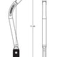Hurst OEM Style Chrome Plated Round Bar Stick - 5389016