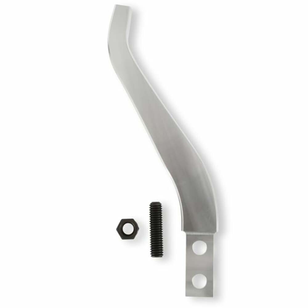 Hurst Shifter Stick-Billet 8.6-in Tall 2.5in Set-Back Raw Aluminum- 53952HST