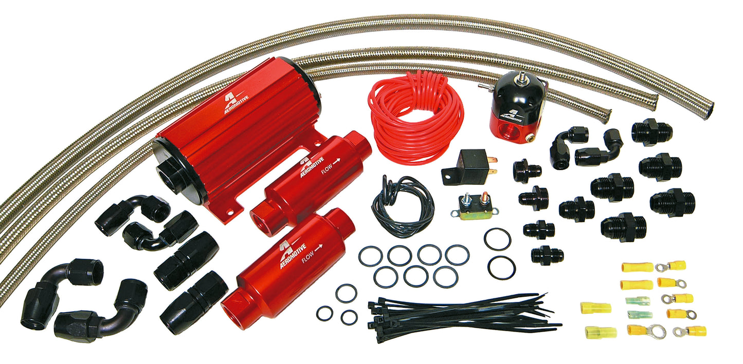 Fuel Pump Complete Kit High Flow EFI Performance Universal Fit Aeromotive 17242-BGPL