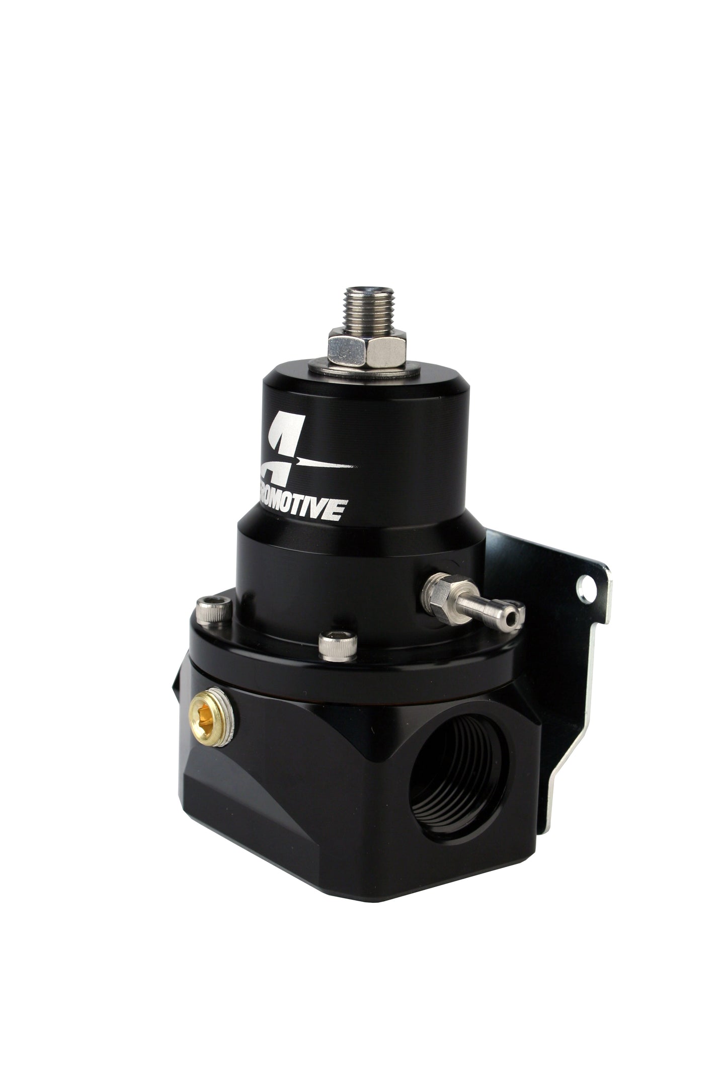 Fuel Pressure Regulator Adjustable Fuel Pressure Universal Fit Aeromotive 13214-BGPL
