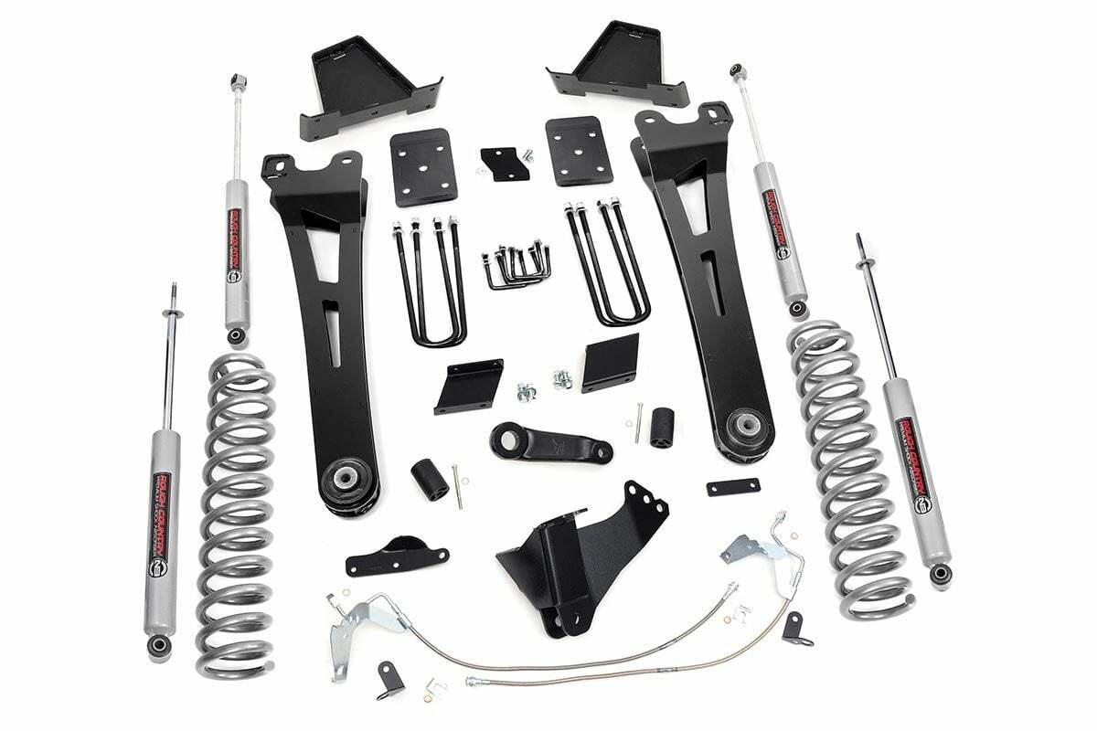 Fits Ford F-250 SD (11-14) 6" Lift Kit; Diesel; Radius Arm; OVLD; 540.2