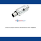 Universal Catalytic Converter 2 Mid Bed Sensor 54054 Magnaflow