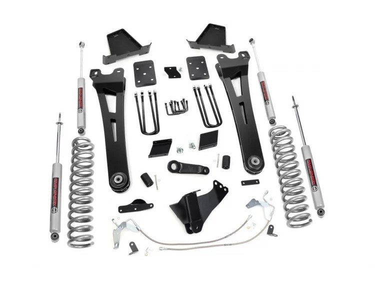 Fits Ford F-250 SD (15-16) 6" Lift Kit; Diesel; Radius Arm; Vertex; 54250