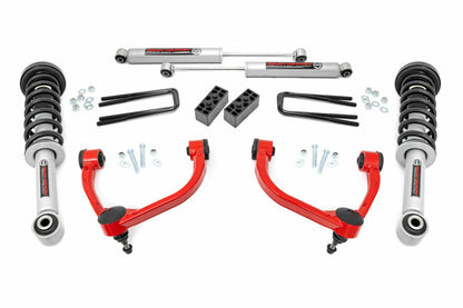 Fits Ford F-150 4WD (2009-2013) 3 Inch Lift Kit; N3 Struts; 54431RED