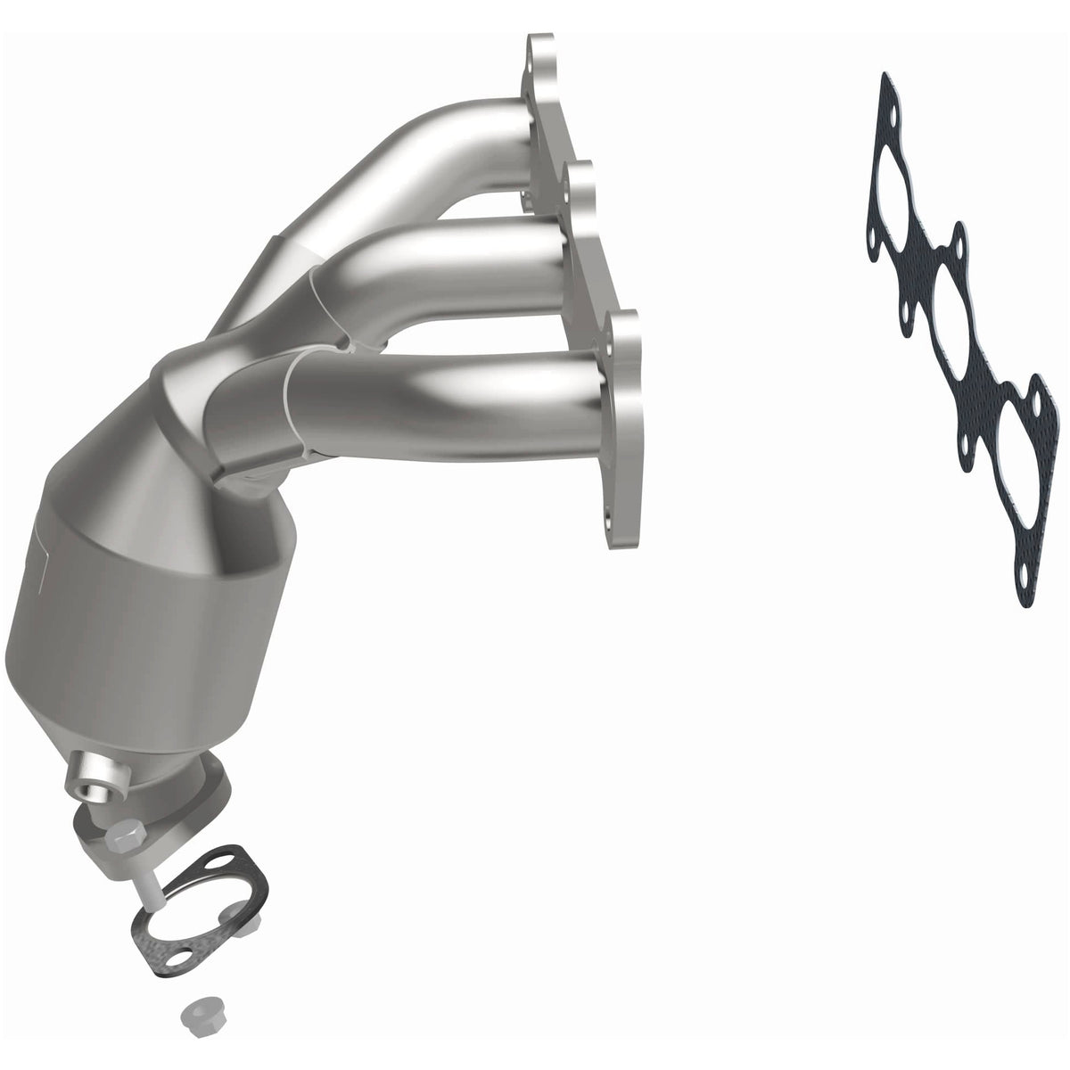 Catalytic Converter with Integrated Exhaust Manifold for HM Grade Federal / EPA Compliant Direct-Fit Manifold Catalytic