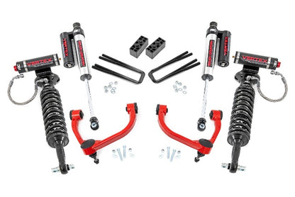 Fits Ford F-150 4WD (2014-2020) 3 Inch Lift Kit; Vertex; 54550RED