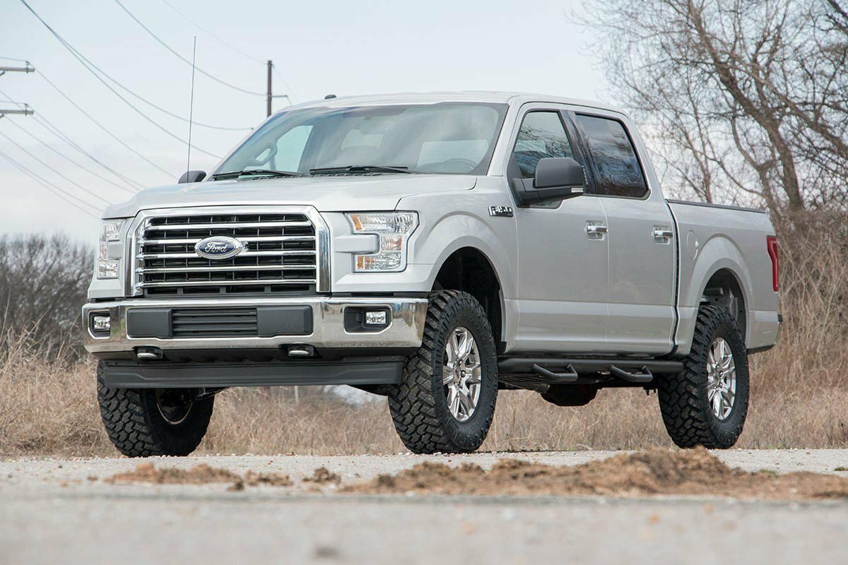 Fits Ford F-150 4WD (2014-2020) 3 Inch Lift Kit; UCAs; Vertex/V2; 54557