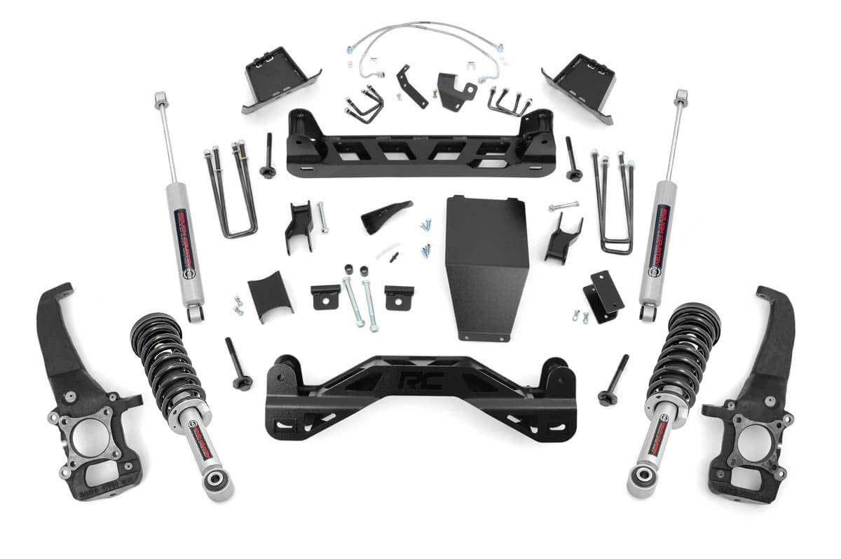 Fits Ford F-150 4WD (2004-2008) 6 Inch Lift Kit; N3 Struts; 54623