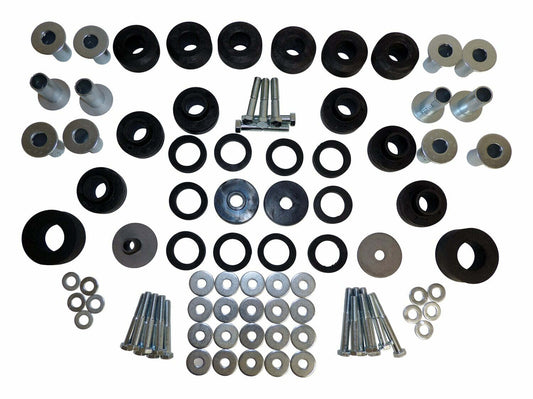 Crown 5462446MK Body Mount Master Kit for 1979-86 CJ-5 CJ-7 & CJ-8 w/ Steel Body