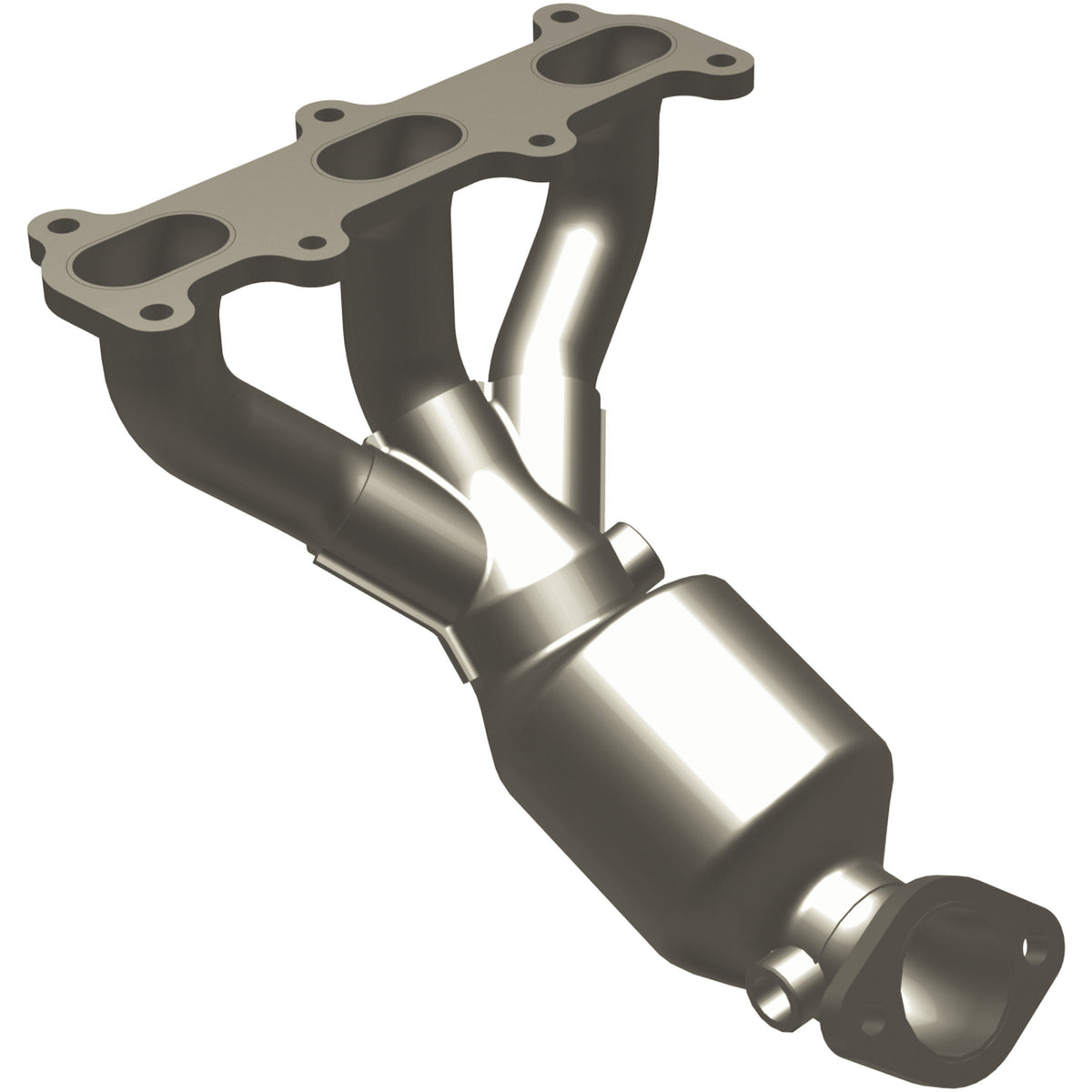 Catalytic Converter with Integrated Exhaust Manifold for HM Grade Federal / EPA Compliant Direct-Fit Manifold Catalytic