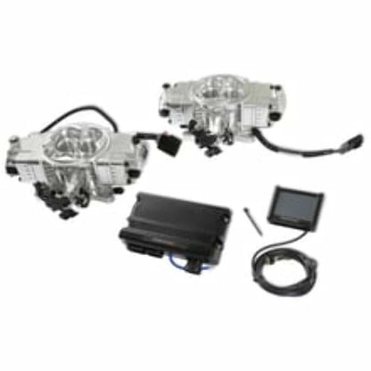 Holley EFI Terminator X Stealth 4150 2x4 - Shiny 550-1074