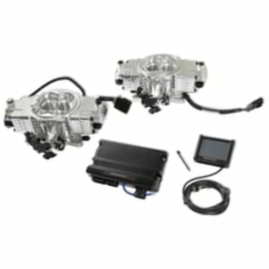Holley EFI Terminator X Stealth 4150 2x4 - Shiny 550-1074