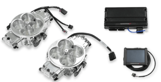 Holley EFI Terminator X Stealth 2x4 4500 Kit - Shiny 550-1080