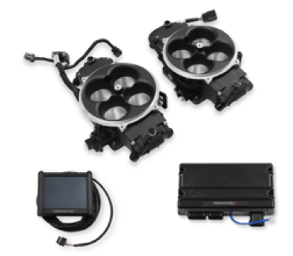 Holley EFI Terminator X Stealth 2x4 4500 Kit - Black 550-1081