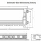 Dominator EFI-LS2 Main Harness w/ Trans and DBW w/EV1 Injector Harness 550-660