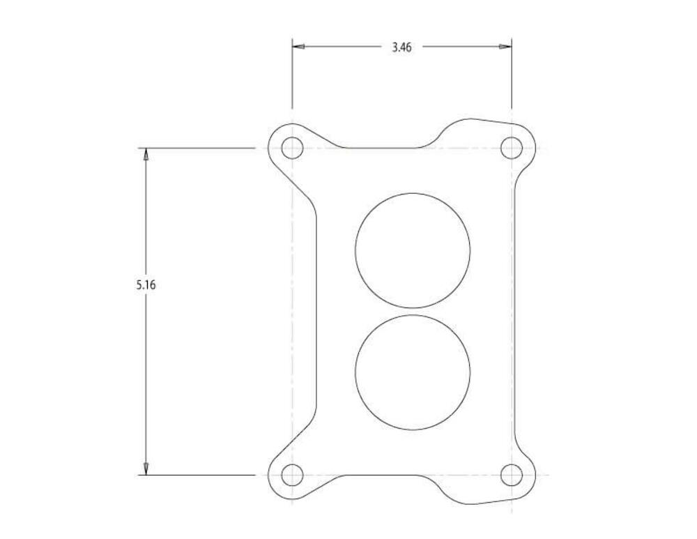 Holley Sniper EFI 550-849K 2300 Carb 2 Barrel Master Fuel Injection Kit Polished