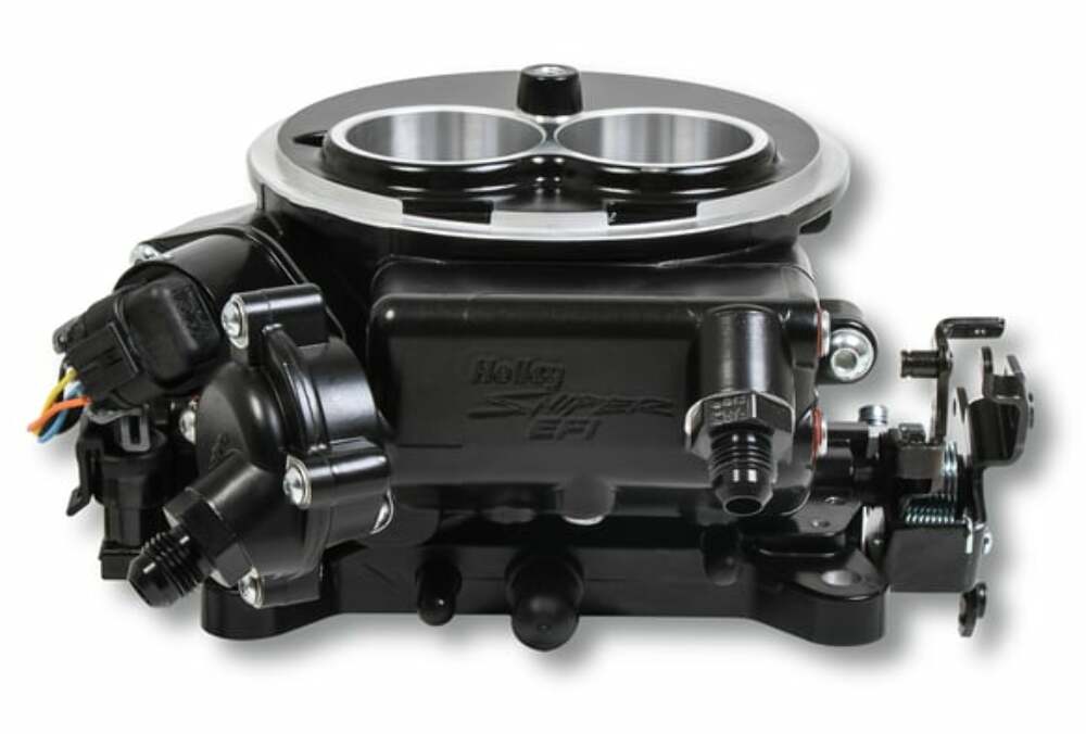 550-850 Holley Sniper EFI 2300 Self-Tuning Kit Black Finish Fuel Injection Carb