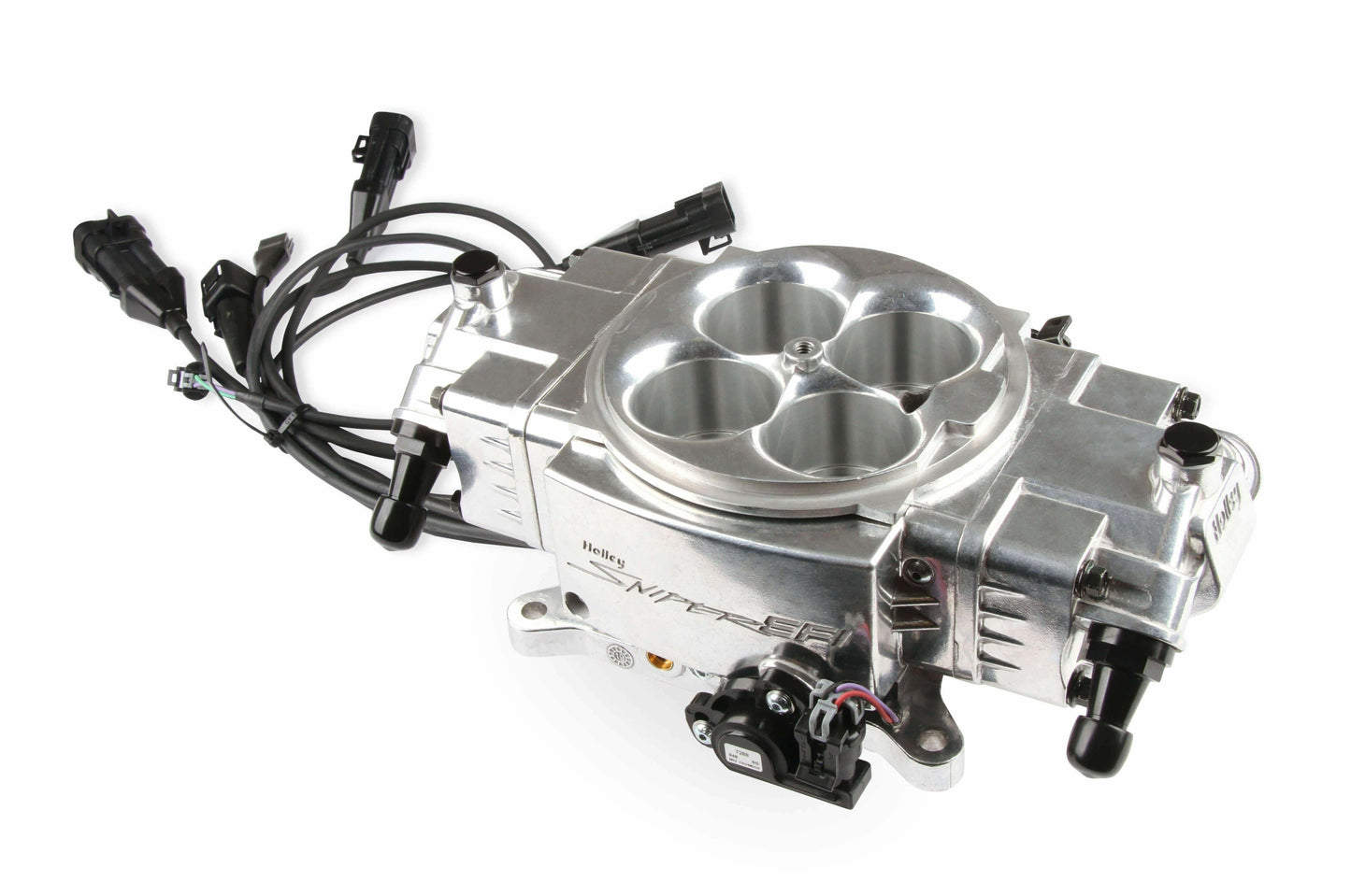 Holley 550-870 Sniper Stealth 4150 Self-Tuning Fuel Injection System 4150 Flange