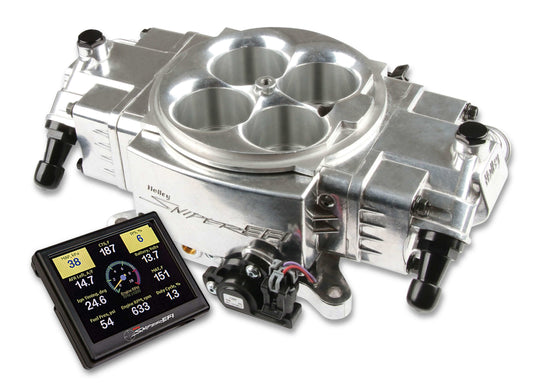 Holley 550-870 Sniper Stealth 4150 Self-Tuning Fuel Injection System 4150 Flange