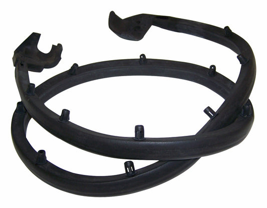 Crown Automotive - Rubber Black Door Weatherstrip - 55009829