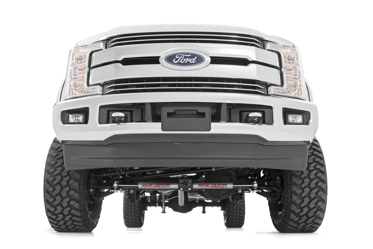 Fits Ford F-250/F-350 SD 4WD (2017-2022) 4.5" Lift Kit; Front D/S; 55021