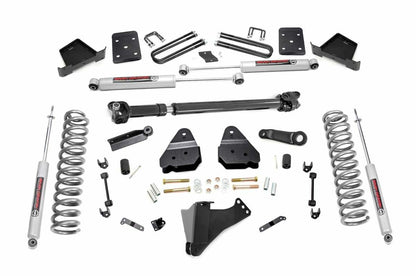 Fits Ford F-250/F-350 SD 4WD (2017-2022) 4.5" Lift Kit; Front D/S; 55021