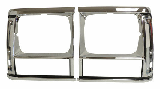 Headlight Bezel Set Fits 1991-1996 XJ Cherokee -55034078K-CRN