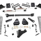 Fits Ford F-250/F-350 SD 4WD (2017-2022) 4.5" Lift Kit; D/S; V2; 55071