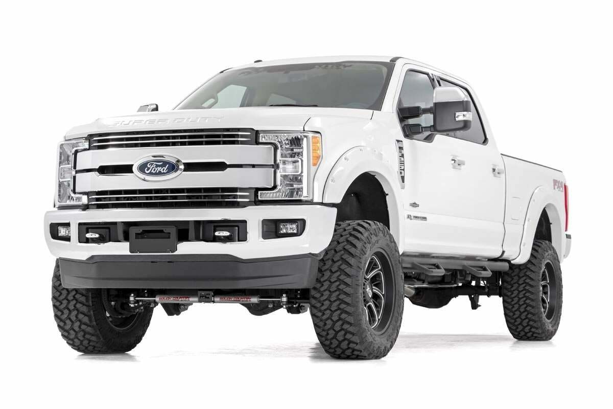 Fits Ford F-250/F-350 SD 4WD (2017-2022) 4.5" Lift Kit; D/S; V2; 55071
