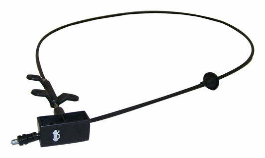 Crown Automotive - Metal Black Hood Release Cable - 55076109