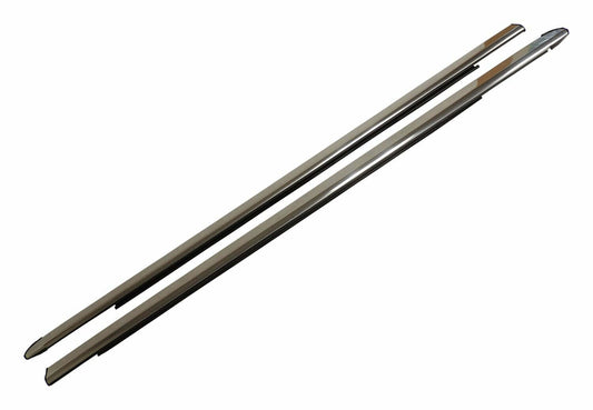 Fits 2005-2007 WK Grand Cherokee; Door Glass Weatherstrip Set -55078162K-CRN