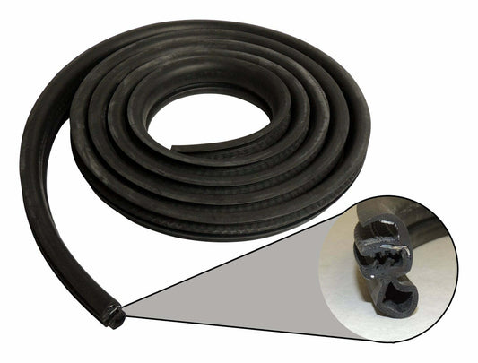 Crown Automotive - Rubber Black Door Weatherstrip - 55135958AJ