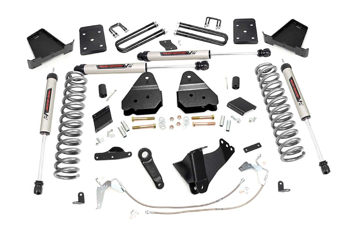 Fits Ford F-250 SD 4WD (15-16) 6" Lift Kit; Diesel; No OVLD; V2; 55170