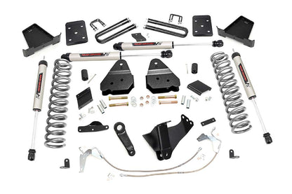 Fits Ford F-250 SD 4WD (15-16) 6" Lift Kit; Diesel; No OVLD; V2; 55170