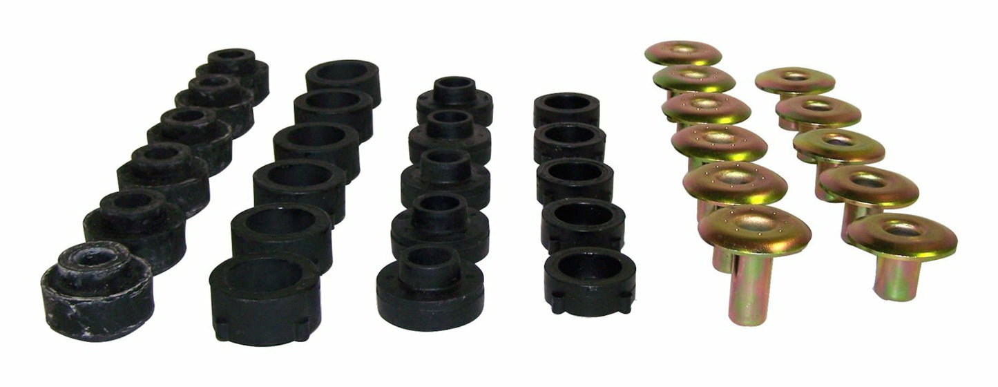 Crown Automotive - Metal Black Body Mount Kit - 55176180K