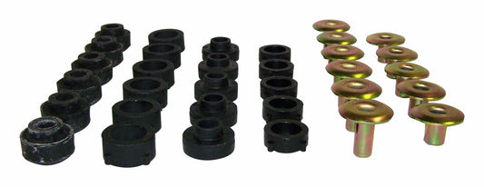 Crown Automotive - Metal Black Body Mount Kit - 55176180K