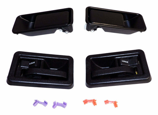 Crown Automotive - Steel Black Door Handle Kit - 55176548MK